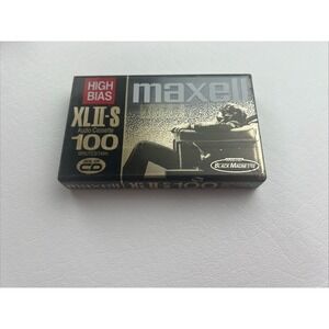 Maxell High Bias XLII-S 100 Minute Audio Cassette - NEW SEALED Made In Japan